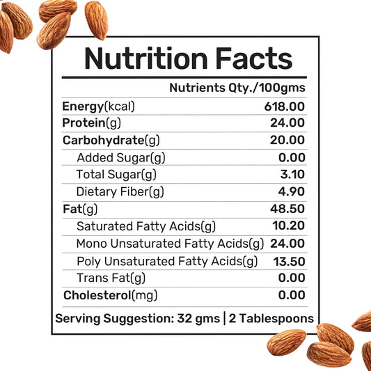 100% Almond Butter | Crunchy | Vegan | The Exotic Spread