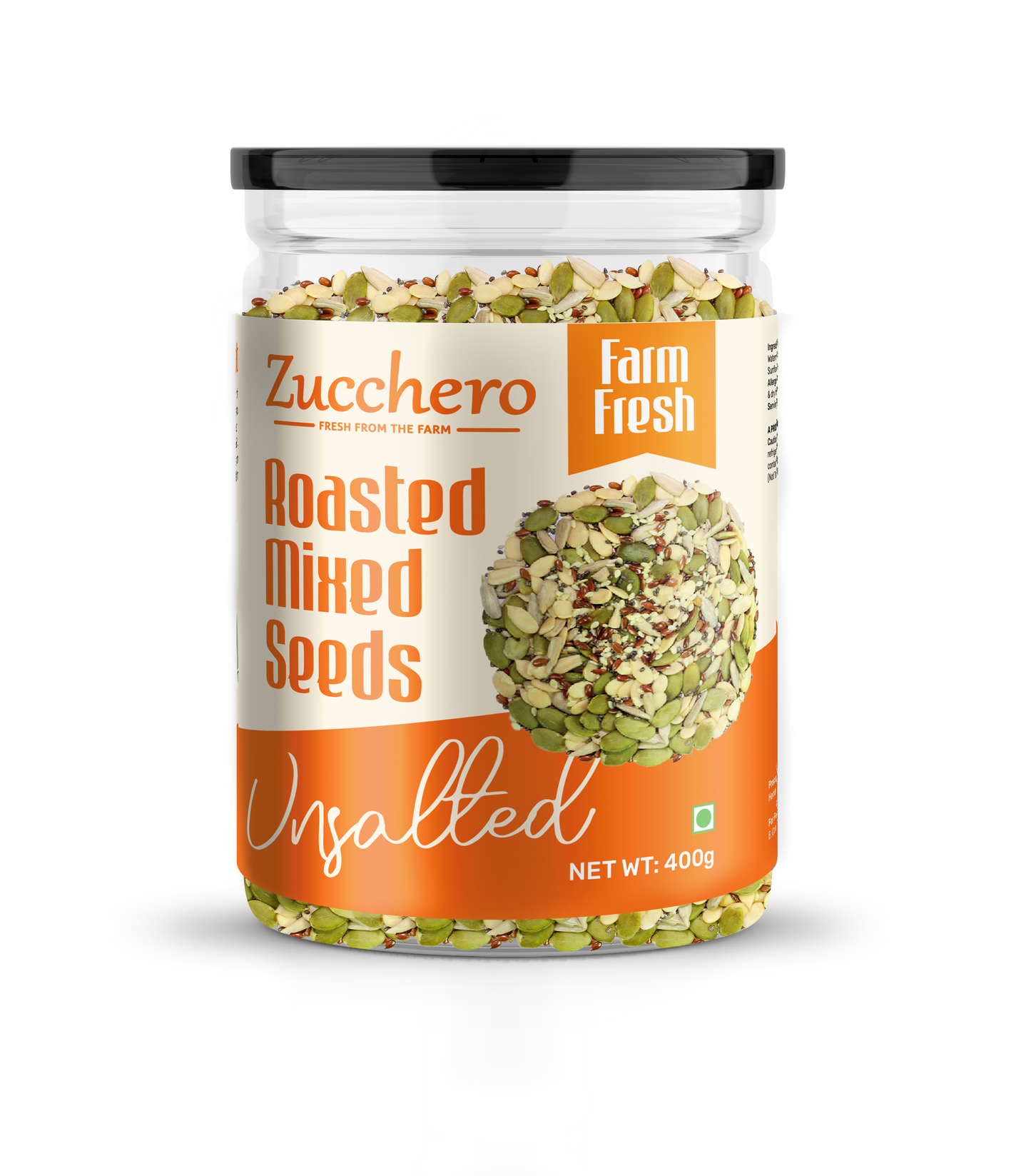 Roasted Mixed Seeds | Unsalted (Sunflower, Pumpkin, Sesame, Flax, Watermelon)