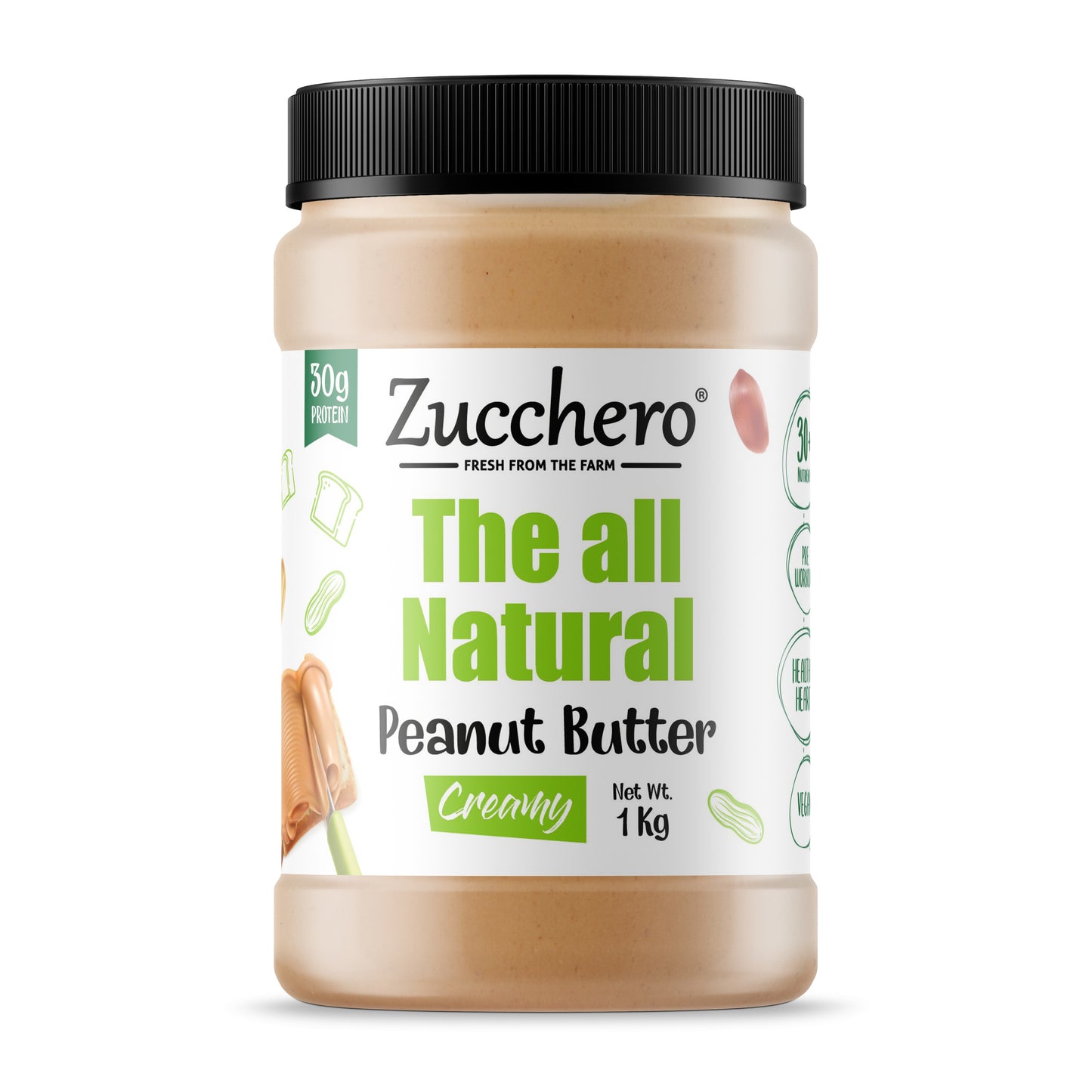 All Natural Peanut Butter | Creamy | Unsweetened