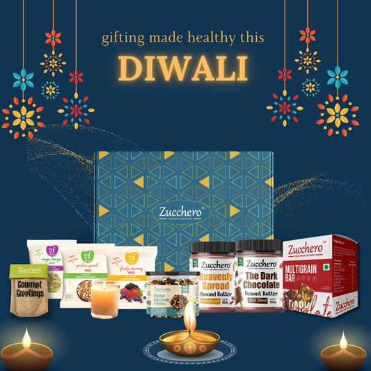 Zucchero Dry Fruit & Bar Gift Hamper - 10 item combo (890 g)