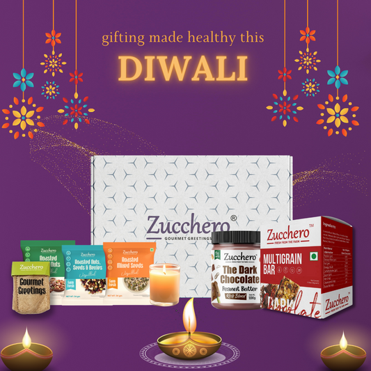 Zucchero Wholesome Diwali Gift Hamper- 8 item combo (490 g)