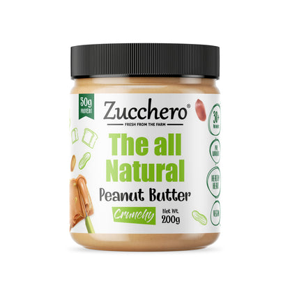 All Natural Peanut Butter | Crunchy | Unsweetened